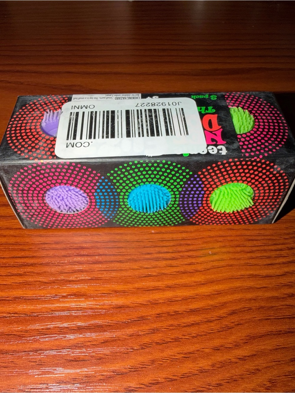 NEEDOH Fuzz Ball teenie 3 pack Green Blue Purple